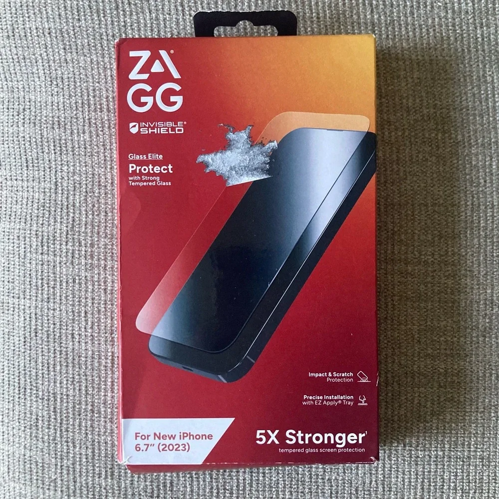 NEW ZAGG Apple iPhone 15 Plus Glass Elite Screen Protector